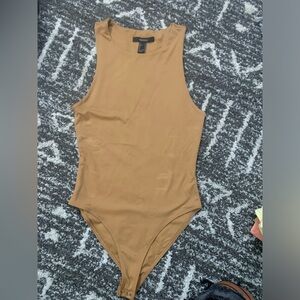Forever 21 Camel Bodysuit women’s size M